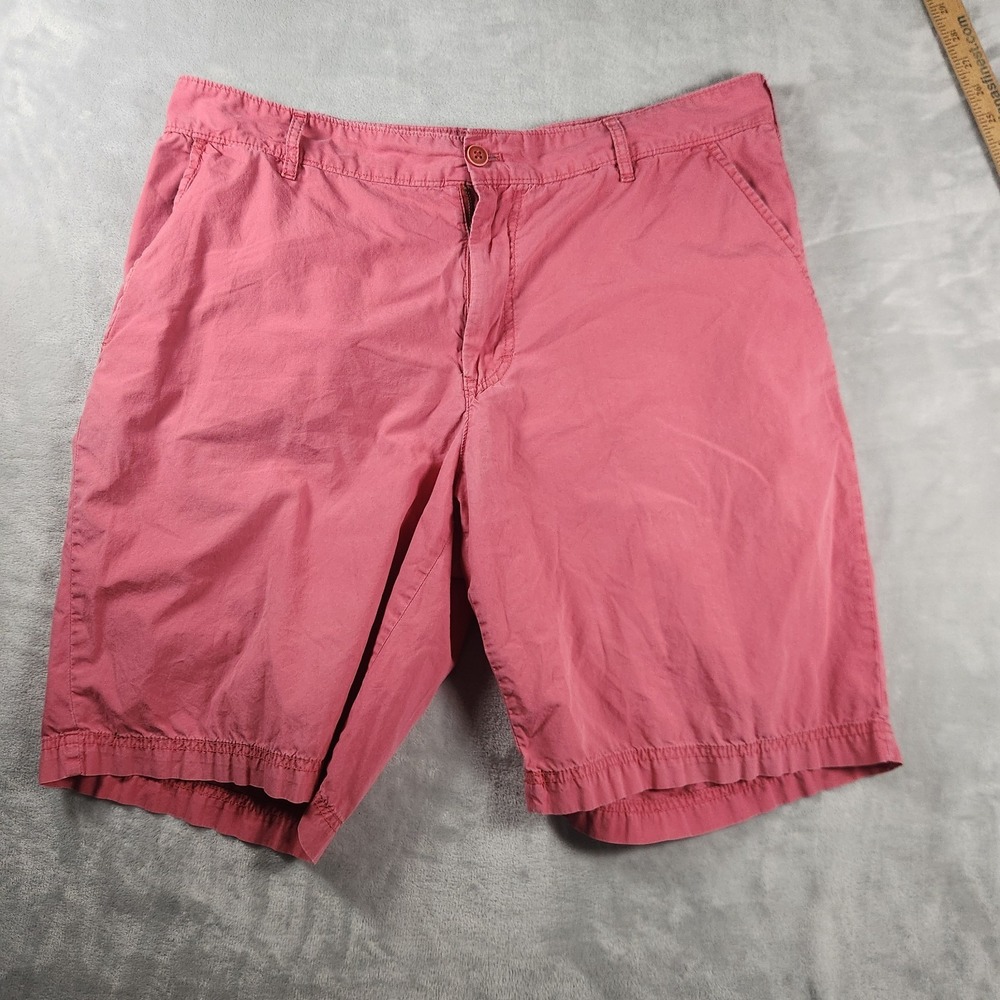 IZOD Saltwater Stretch Nantucket Red Shorts Men 38 Preppy Beach Golf Resort